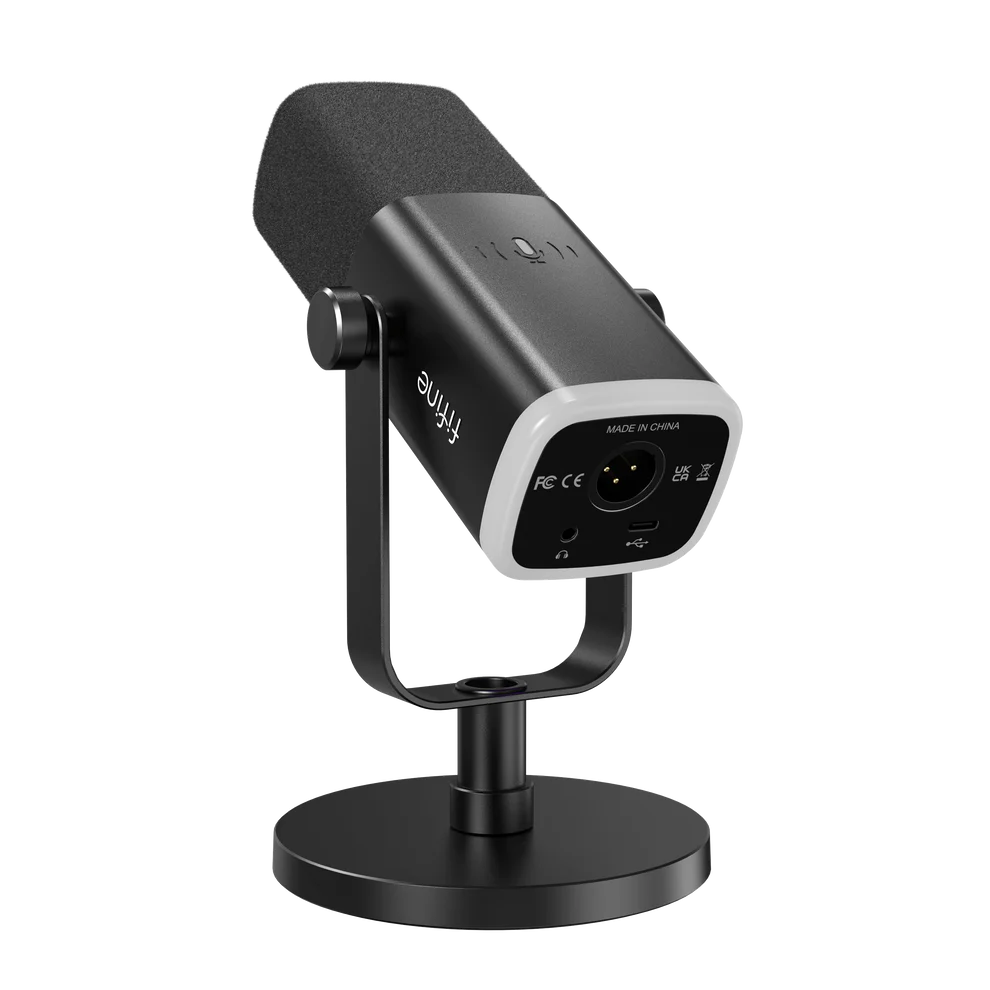 MICROPHONE DYNAMIQUE FIFINE AM8 USB XLR RGB BLACK